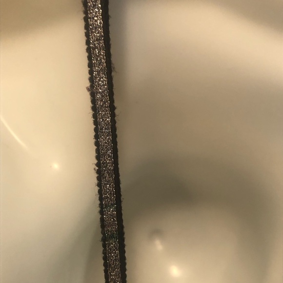 Victoria’s Secret Velvet Bralette Sz. S Black Padded Sparkle Adjustable  Straps - Picture 4 of 4